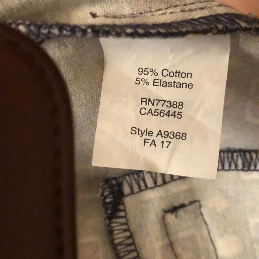 J. Crew Stretch Print Blue Ankle Pants
